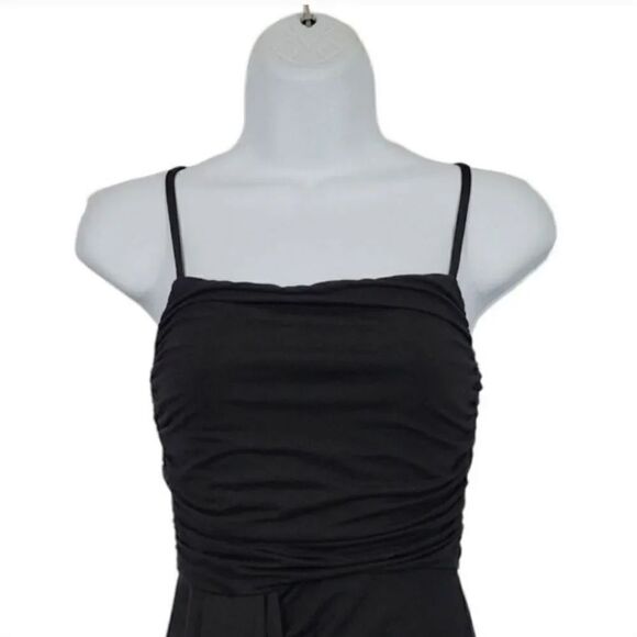 Revolve Lovers + Friends Ruched Jersey Knit Mini Dress in Black Size XXS - Picture 5 of 11